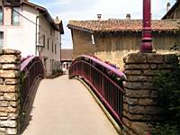 Chatillon-sur-Chalaronne, La Chalaronne, Pont fleuri